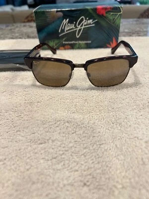 NUEVO Gafas de sol Maui Jim KAWIKA Tortuga Dorado POLARIZADO HCL Bronce Lente H257-16C Foto 1 de 4