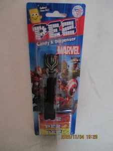 PEZ+CANDY & DISPENSER+MARVEL "BLACK PANTHER"+COMES W/ 3 CANDY - Picture 1 of 3