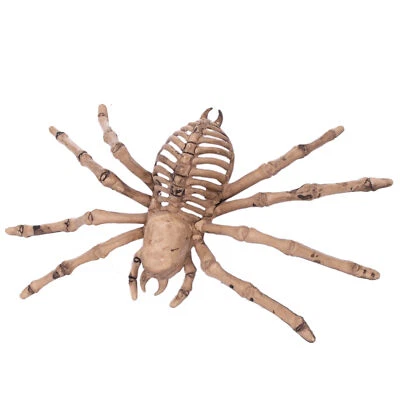 Esqueleto Araña Horror Halloween Criatura Espeluznante 9" Decoración Utilería, Gris Foto 1 de 4
