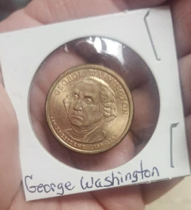 2007-P George Washington Presidential Dollar Münze - - Bild 1 von 3