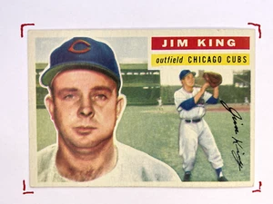 1956 Topps Jim King #74 Chicago Cubs - Picture 1 of 3
