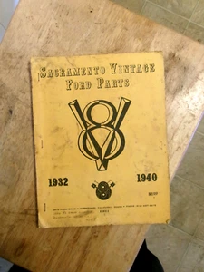 Sacramento Vintage Ford Parts 1932-1940 catalog 1975 - Foto 1 di 3