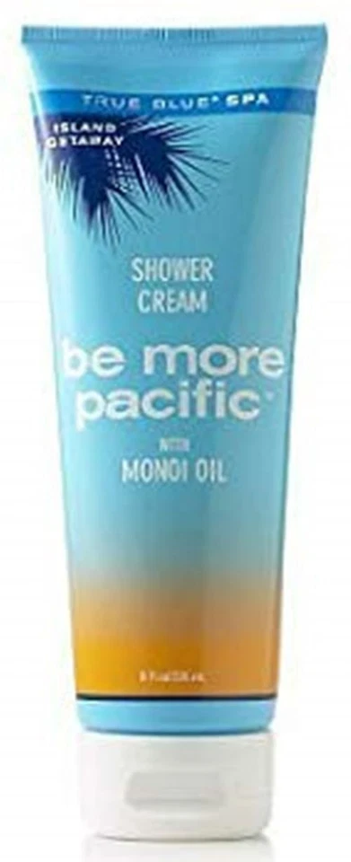 Bath & Body Works True Blue Spa BE MORE PACIFIC SHOWER CREAM w/ Monoi Oil 8 oz