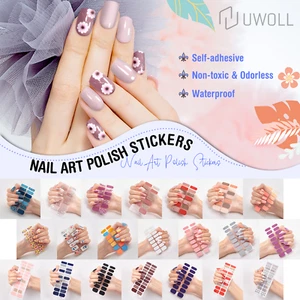 French Nail Stickers 3D Self-Adhesive for Women DIY Nail Art Gel Polish 22 PCS - Picture 1 of 95