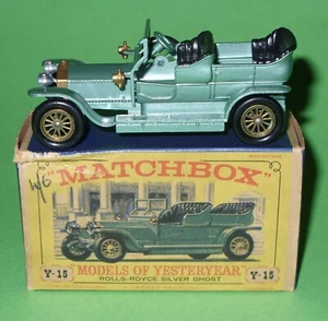 Matchbox Yesteryears / Y15 1907 Rolls Royce Silver Ghost in Type D-3 Box - Picture 1 of 12