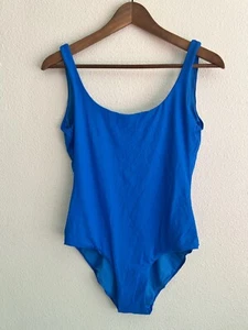 onia womens rachel swimsuit one piece bikini blue medium womans M open back bb - Imagen 1 de 4