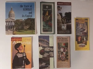 Vintage Georgia Atlanta Tourist Travel Pamphlet Lot Late 90s - Bild 1 von 15
