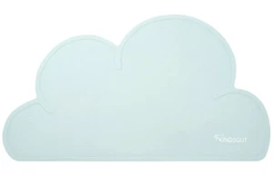 Platzdeckchen Kleinkind abwischbar Tischset Essensunterlage Wolke grau rosa Baby - Bild 1 von 15