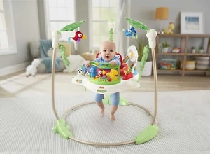 Fisher-Price | Rainforest Jumperoo Spielspaß für Babys GEBRAUCHT  - Bild 1 von 6