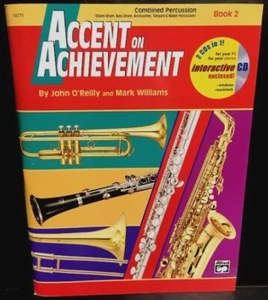 ACCENT ON ACHIEVEMENT - Combined Percussion - Book 2 with CD - Picture 1 of 1