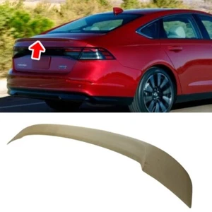 Matte Black OE Type Fit For Honda Accord 11th Sedan Rear Trunk Spoiler ABS 23-25 - Picture 1 of 6