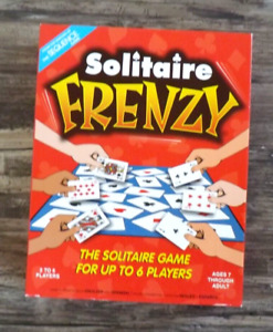 2002 Jax Ltd Solitaire Frenzy Card Board Game for Up to 6 Players Complete EUC