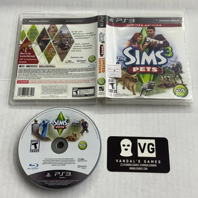 Ps3 - The Sims 3 Pets Sony PlayStation 3 W/ Case #111 - Image 1 of 2