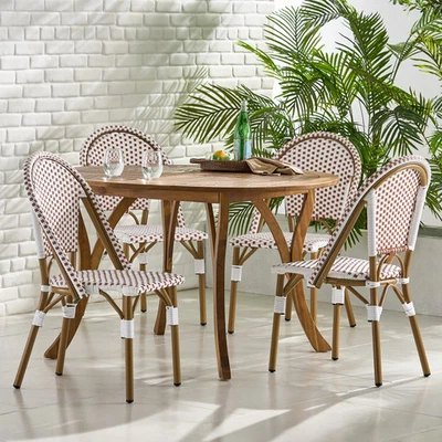 Elize Outdoor French Cafe Chairs (Set of 4) by Christopher - Image 1 of 4
