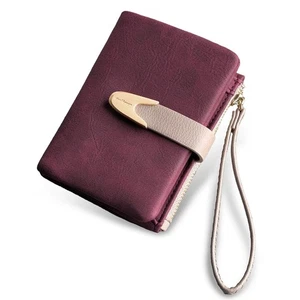 Wallets for Women Rfid Small Compact Bifold short Wallet,Ladies Wristlet Zipp... - Picture 1 of 7