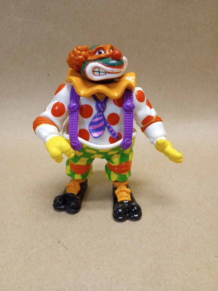 复古 1992 年 TMNT 小丑 Mike 忍者海龟玩伴人偶 — 第 1/4 张图片