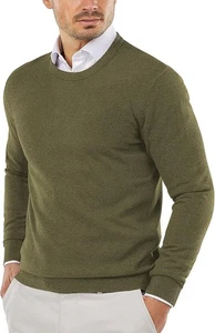 Jumpers Crew Neck Sweater Knitted Jumper Round Neck - Picture 1 of 32