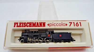 FLEISCHMANN PICCOLO LOCOMOTIVE VAPEUR SNCF 230F370 AVEC TENDER RÉFÉRENCE 7161 - Photo 1/4