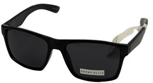 Gafas de sol Perry Ellis tortuga rectángulo plástico envoltura lente marrón PE103 2 - Imagen 1 de 12