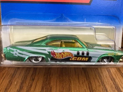 Chevy Impala 2000 #197 '65 verde cromo 3 radios base dorada vintage Hot Wheels Foto 1 de 2