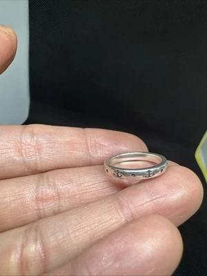James Avery Sterling Silver Anchors Band Ring Size 5.25 - Image 1 of 4