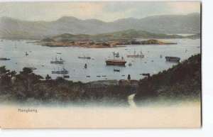 1910 Victoria Harbor~Fine Old Hong Kong Publ. STERNBERG Postcard~China Ships -N8 - Picture 1 of 5