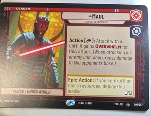 Star Wars: Unlimited Maul - A Rival in Darkness - Twilight of the Republic - Picture 1 of 2