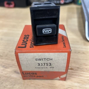 Lucas 182SA Heated Rear Window Switch 33752. Triumph TR7, TR8 -S29 - Picture 1 of 4