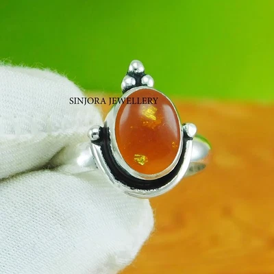 Anello regalo fatto a mano in argento sterling 925 con pietra preziosa... - Immagine 1 di 4