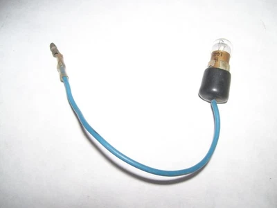 1971 Honda CT90 Speedometer High Beam Light Bulb Socket and Wire - Image 1 of 2