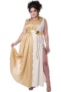 California Costume Golden Goddess Plus Adult Women Outfit Greek 8022/090 - Picture 1 of 3