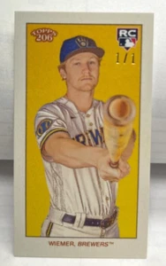Joey Wiemer 2023 Topps 206 Hoch Serie RC Ty Cobb King Of Die Welt Back #' D 1/1 - Bild 1 von 2