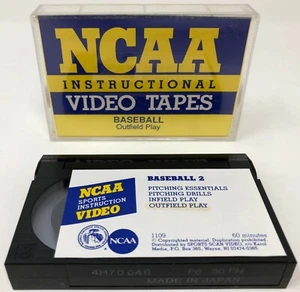 NCAA Instructional Video Tape - Baseball Outfield Play Video 8 Movie 8mm - Picture 1 of 3