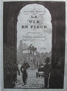 LA VIE EN FLEUR 1924 ANATOLE FRANCE PIERRE BRISSAUD POCHOIR ENGR FIRST EDIT - Picture 1 of 11