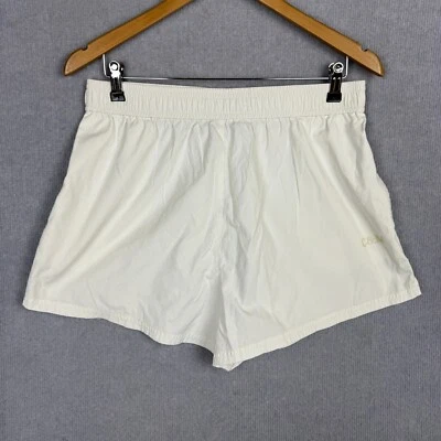 Camilla & Marc Shorts Womens 12 White Bruno Elastic Waist High Rise — 第 1/4 张图片