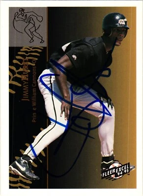 Jimmy Hurst #29 Signed 1994/1995 Fleer Excel MILB Card AUTO Prince William Canon - Image 1 of 2