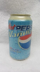 *Vtg DIET PEPSI VANILLA 12 oz EMPTY CAN - Picture 1 of 3