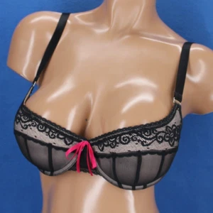 Passionata Underwire Padded Insert Lace Push Up Bra Size 32D #E8278 - Picture 1 of 6