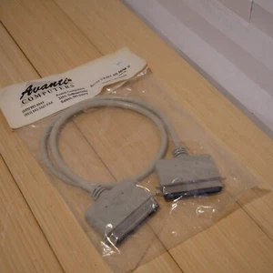 NOS Vintage 3 foot SCSI Cable - Centronics 50 (Male to Male) - Picture 1 of 6