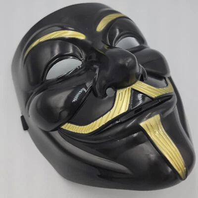 Máscara LED Vendetta Guy Fawkes Iluminar Hacker Juegos con disfraces Fiesta Rave EDC Halloween EE. UU. Foto 1 de 3