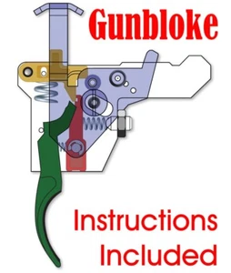 Howa 1100 Rimfire Rifle 1.5lb Trigger Spring kit, trigger by Gunbloke - Bild 1 von 3