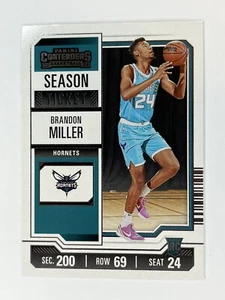 2023-24 Panini Contenders Brandon Miller Season Ticket RC #24 Hornets - Picture 1 of 1