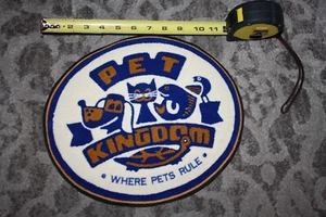 Vintage Letterman Patch PET KINGDOM Jacket Coat Sweater Chenille - Picture 1 of 2