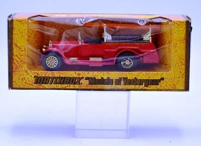 DIE CAST " 1920 ROLLS ROYCE FIREENGINE MODEL OF YESTERYEAR " MATCHBOX (Y6) - Immagine 1 di 3