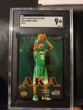 2003-04 Upper Deck Victory Lebron James #203 *AKA*  SGC 9
