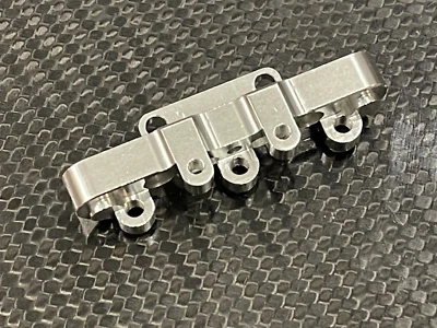 Aluminum Super Basher Front Bumper Mount for Arrma 1/8 Kraton 6s Silver - Image 1 of 2