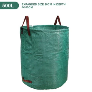 4X 500L Laubsack Gartensack Rasensack Gartenabfallsack Abfallsack Gartentasche - Bild 1 von 10