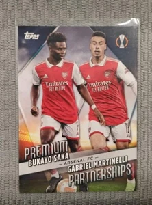 2022-23 Topps UEFA Club Competitions - Premium Partnerships #PP-15 Bukayo Saka, - Picture 1 of 2
