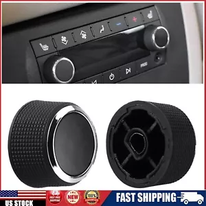 2 Rear Control Knobs Audio Radio Fits Escalade Enclave Tahoe Chevrolet GMC USA - Picture 1 of 12