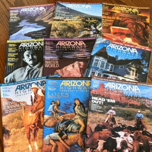 ARIZONA HIGHWAYS Magazines Lot of 9 from 1996 - Beautiful Photography & Articles - Picture 1 of 24